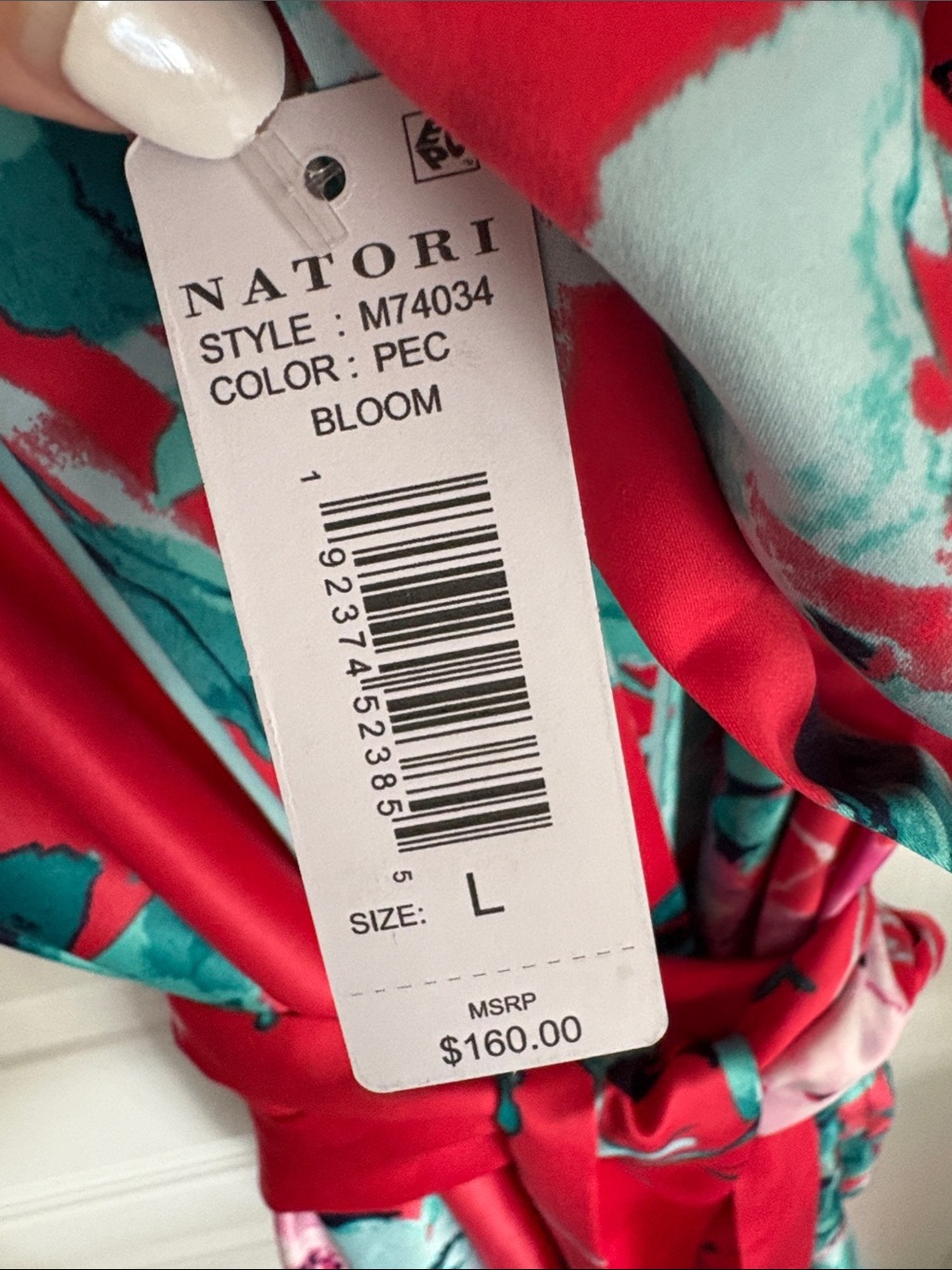 🆕 NATORI Bloom Floral Satin 3 piece Lounge/Sleep Set - Picture 10 of 13